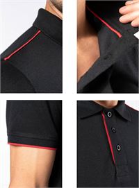 POLO DONNA CON PARTICOLARI A CONTRASTO